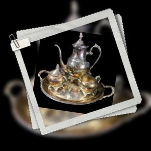 Silver Plated Teaset & Serving Tray
Silver plated